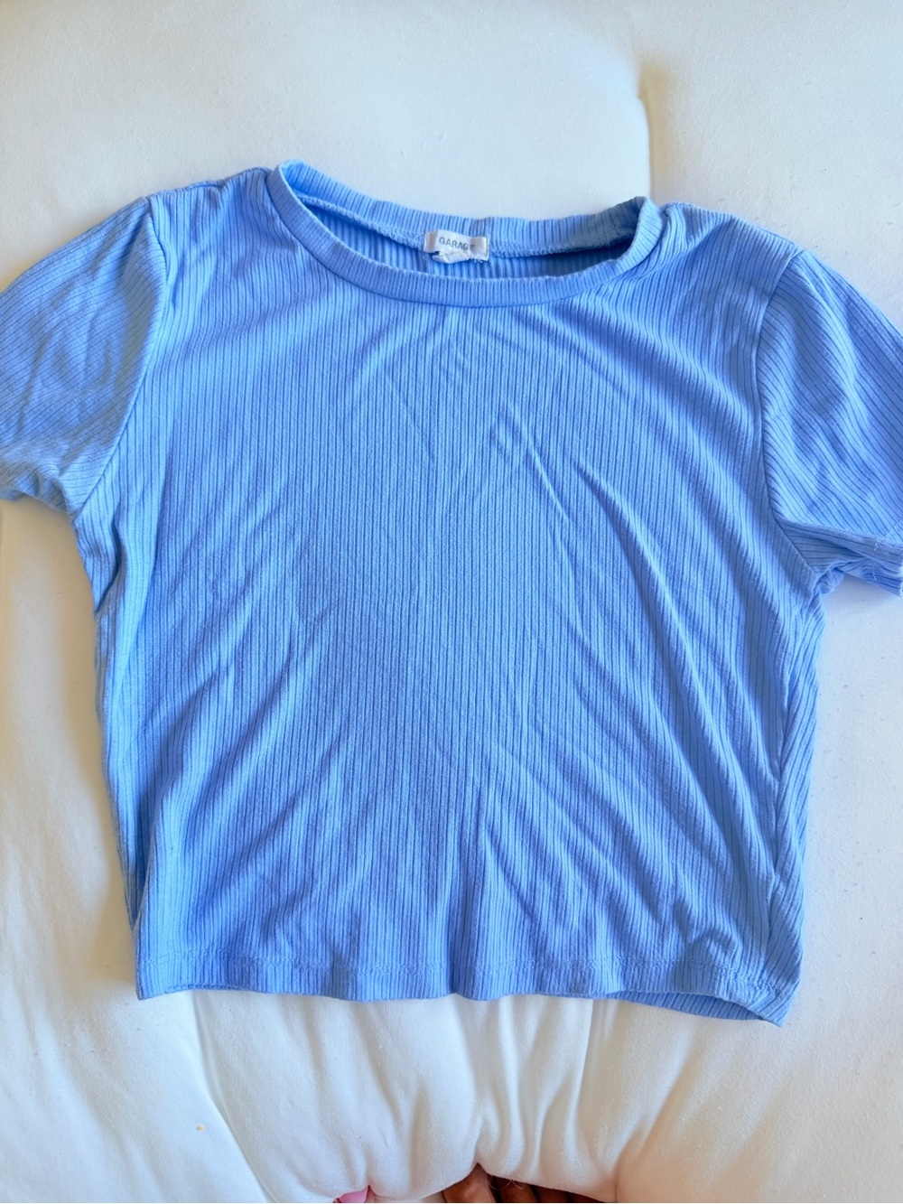Blue garage top